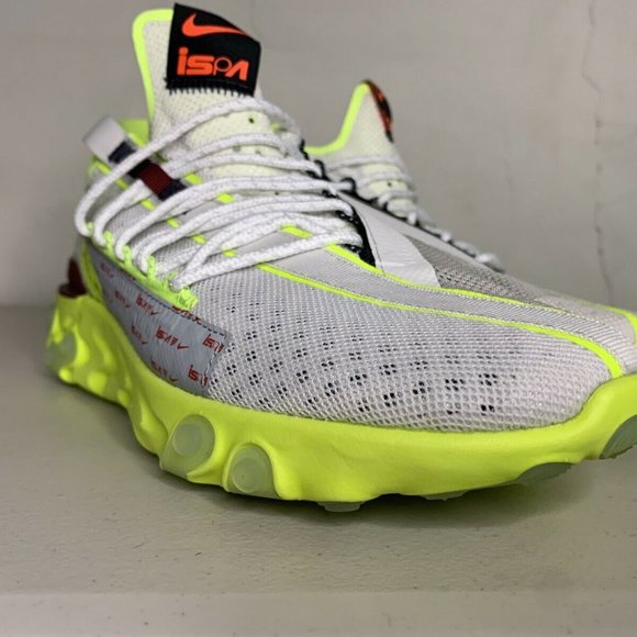 Men’s Nike React Runner ISPA. Platinum Tint/Volt G - Picture 1 of 8